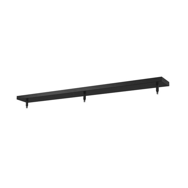 Z-Lite Multi Point Canopy 3 Light Ceiling Plate, Matte Black CP4403-MB